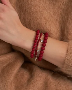 Set di braccialetti - Triple Red