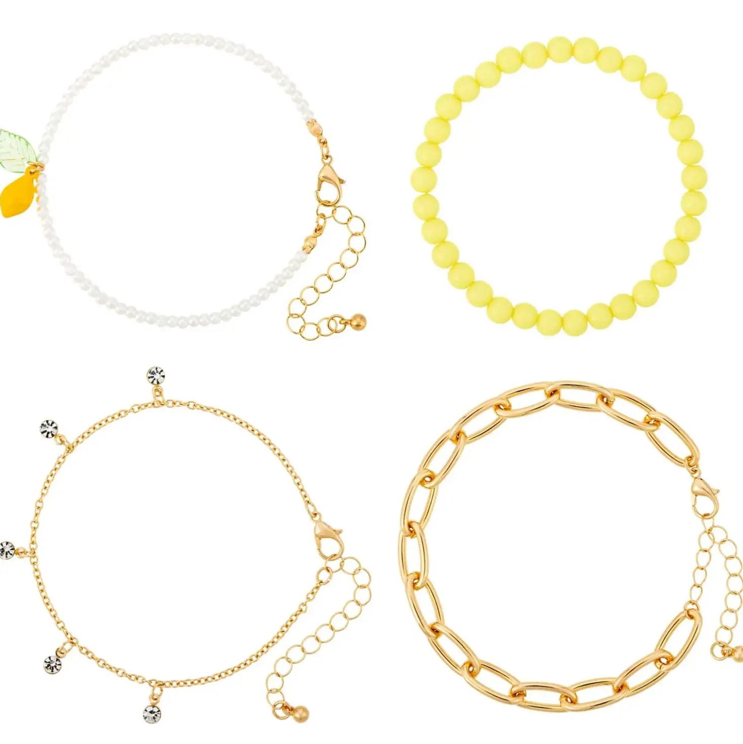 Set di braccialetti - Yellow Lemon