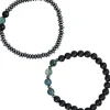 Set di braccialetti da uomo - Agate Gems