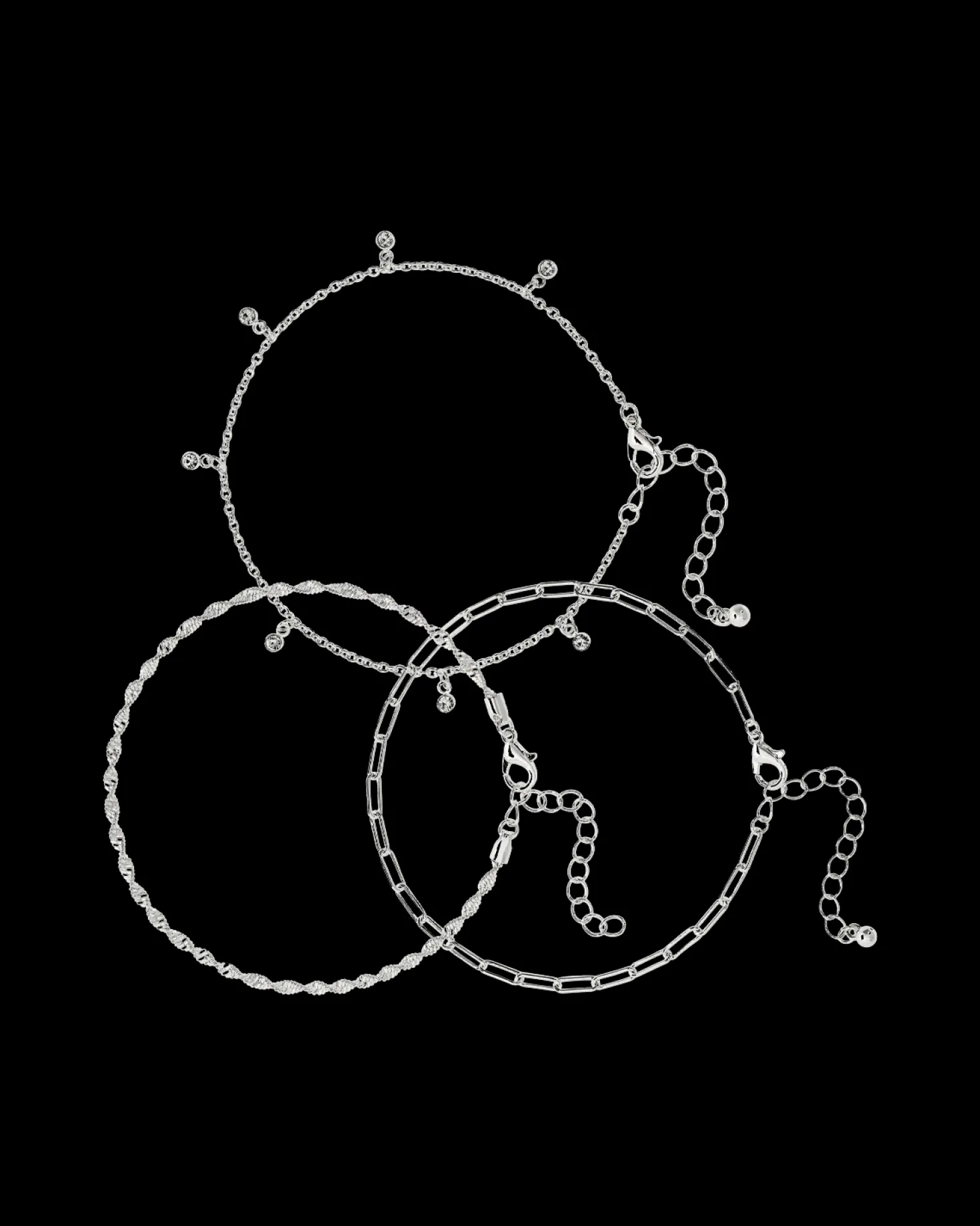 Set di cavigliere - Classy Trio