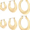 Set di creoli - Classic Gold