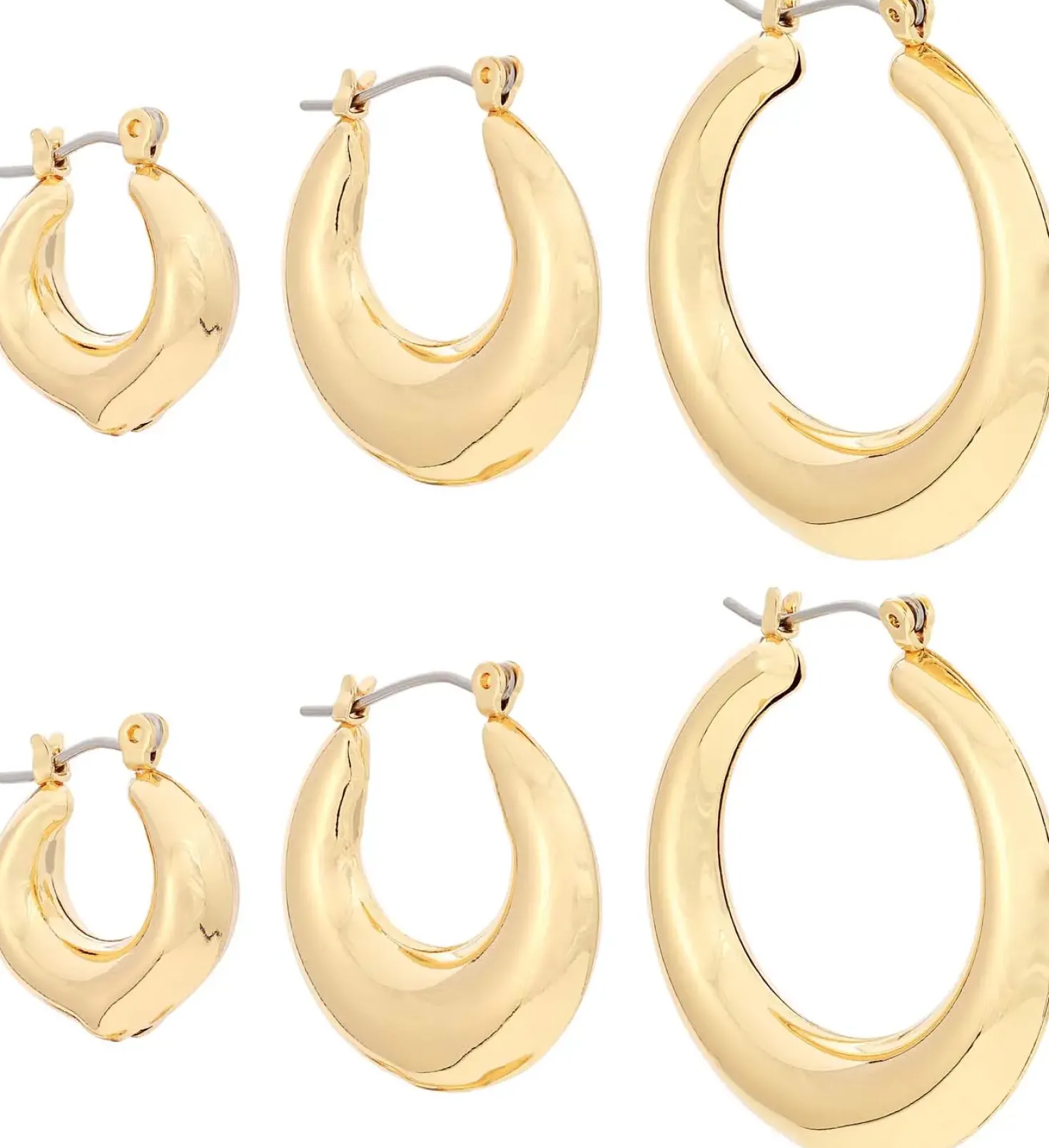 Set di creoli - Classic Gold