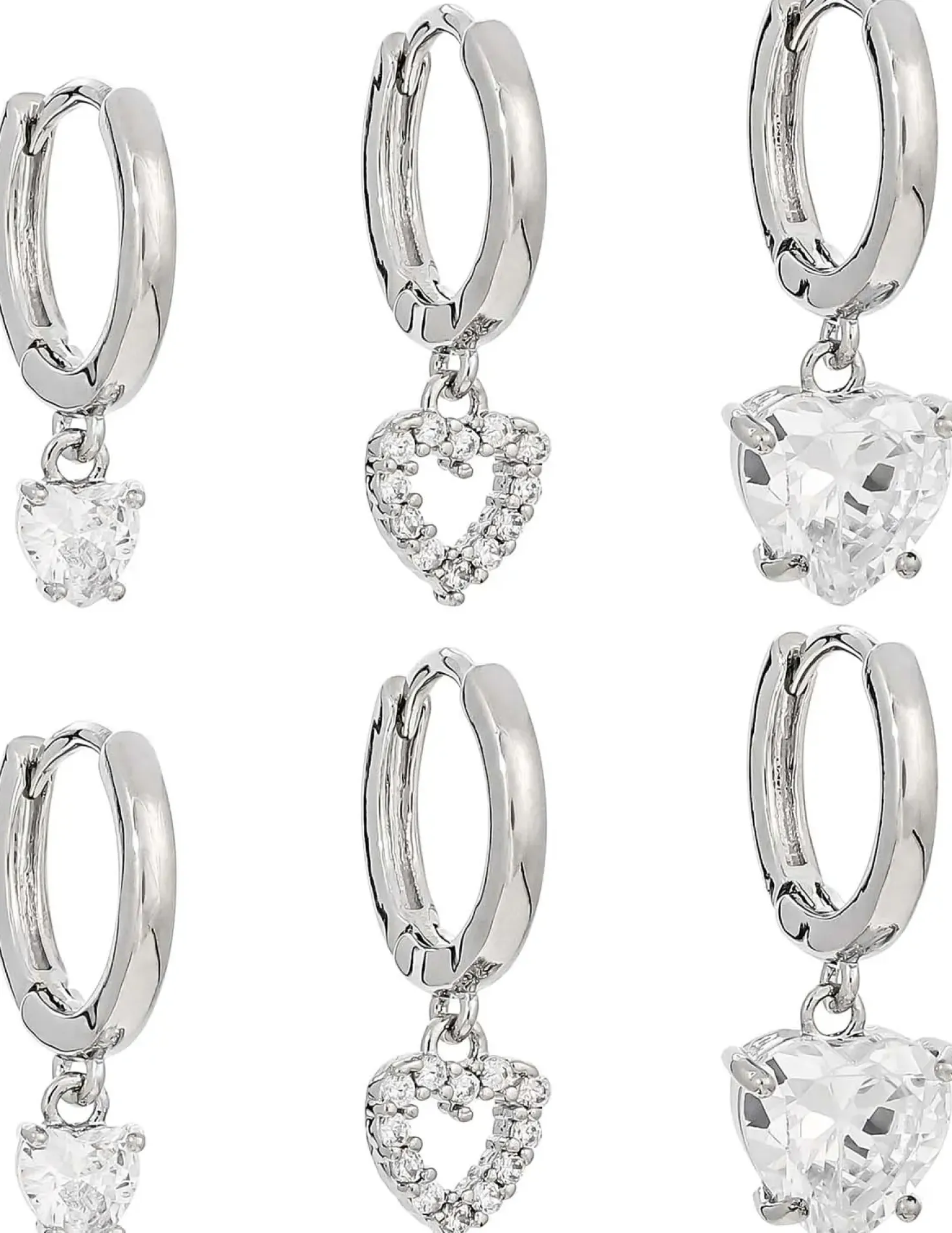 Set di creoli - Cute Hearts