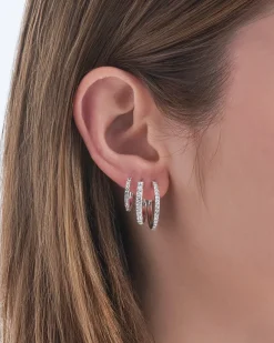 Set di creoli - Essential Silver