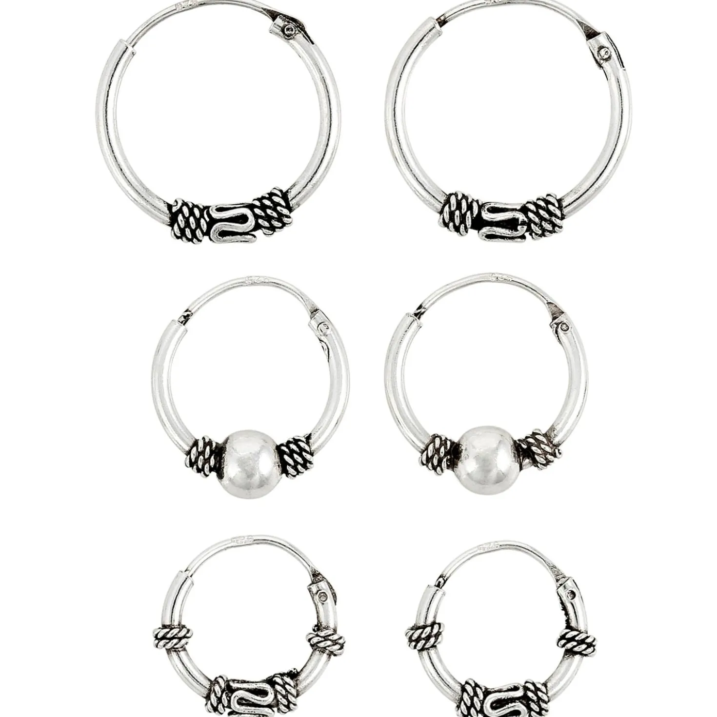 Set di creoli - Ethno Silver