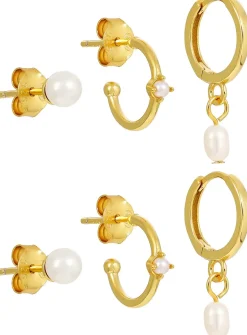 Set di creoli - Freshwater Pearls