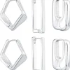 Set di creoli - Geometric Huggies