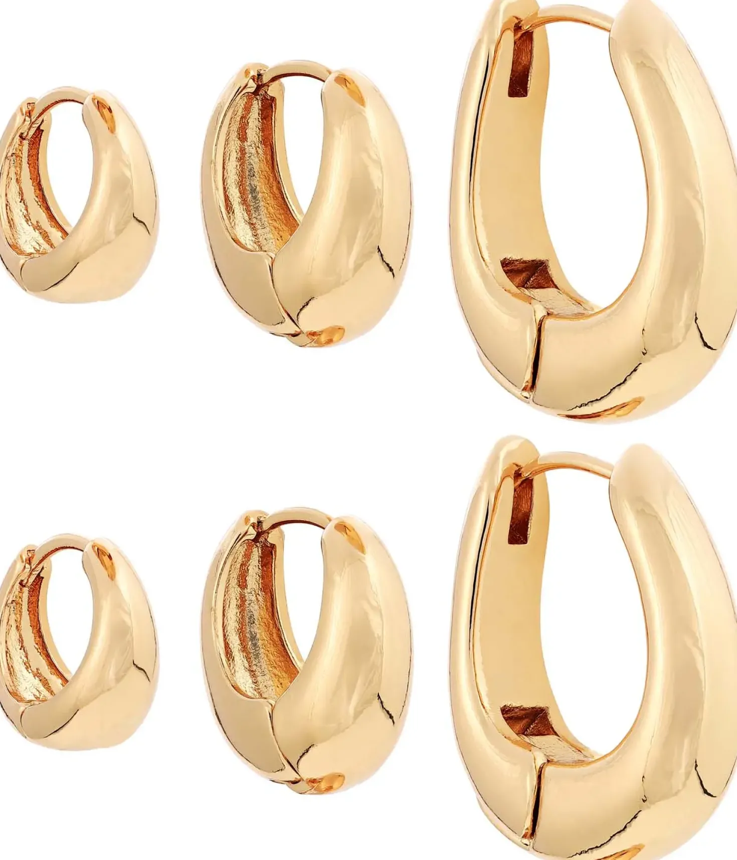 Set di creoli - Golden Shine