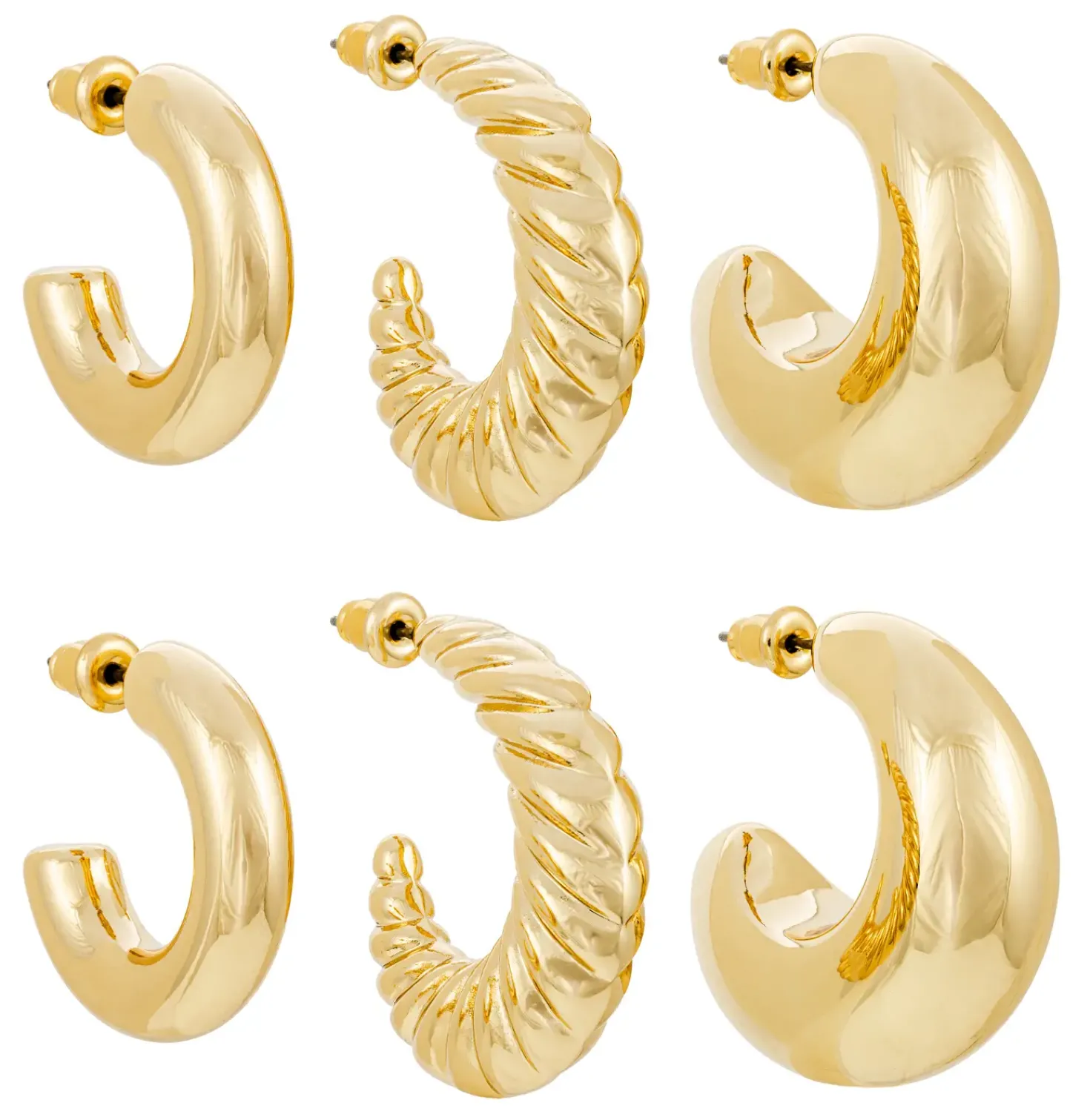 Set di creoli - Light Gold