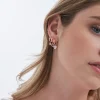 Set di creoli - Rose Hearts