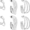 Set di creoli - Silver Twist