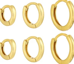 Set di creoli - Slim Gold