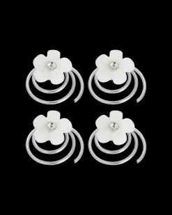 Set di fermagli a spirale - Glitter Flower