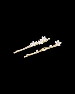 Set di forcine per capelli - White Flowers