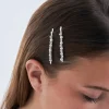 Set di forcine per capelli - Silver Rhinestones