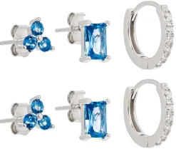 Set di orecchini - Blue Crystals