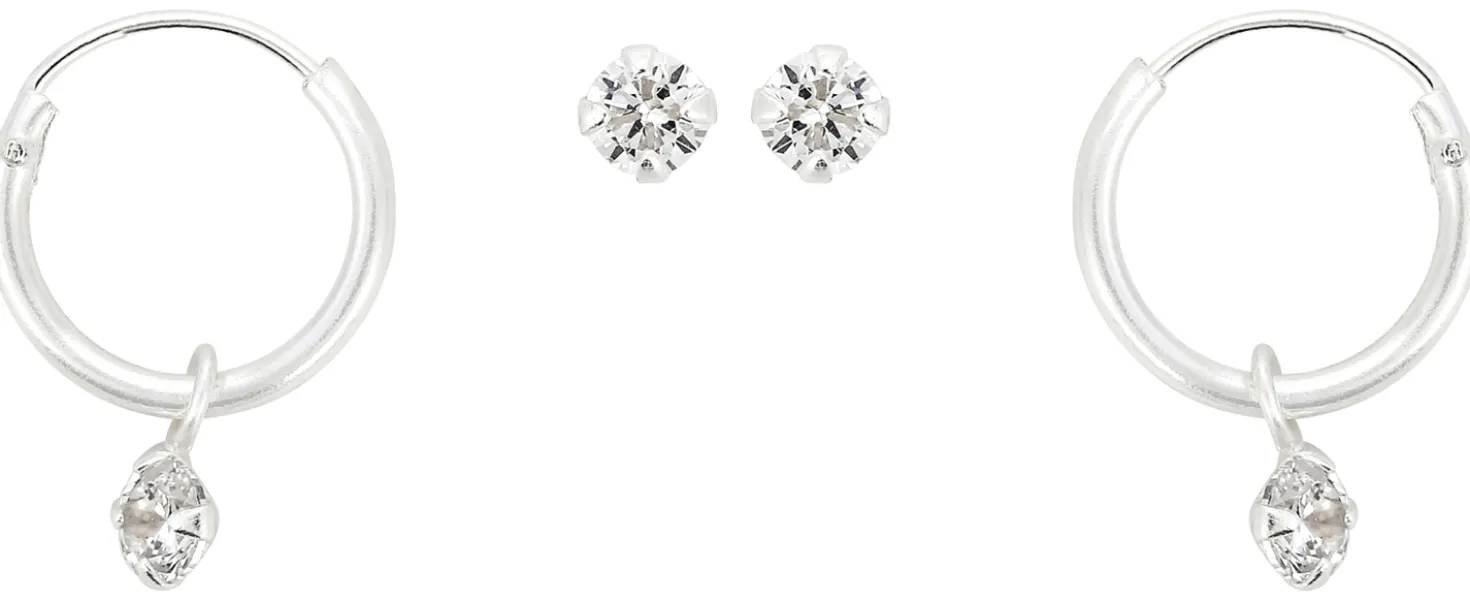 Set di orecchini - Hanging Zirconia