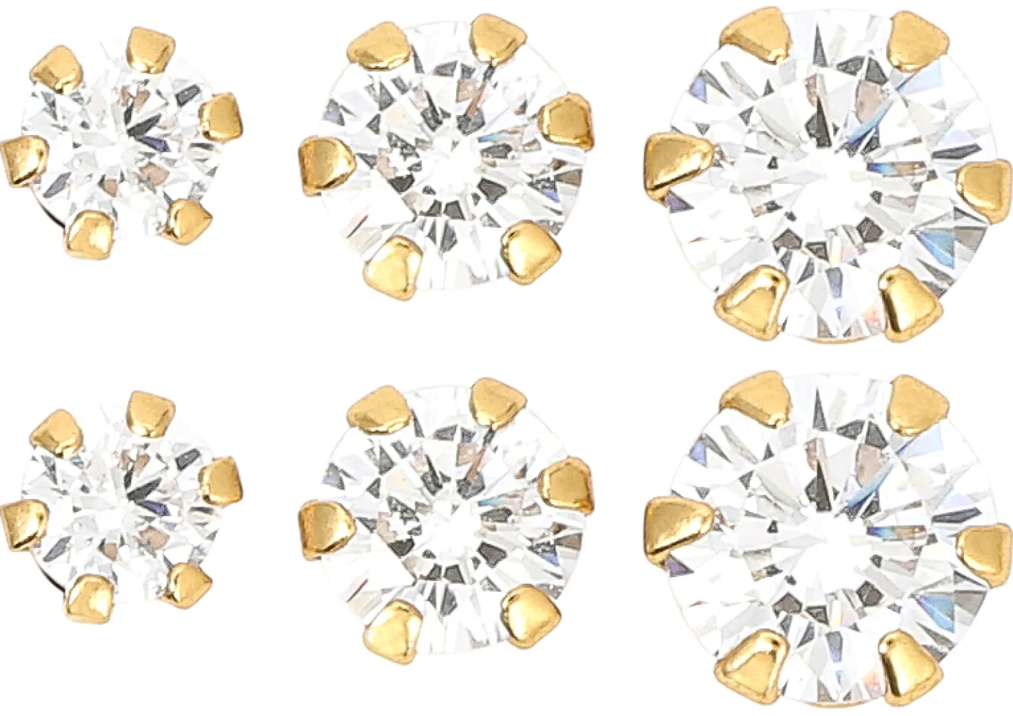 Set di orecchini - Shining Cubic