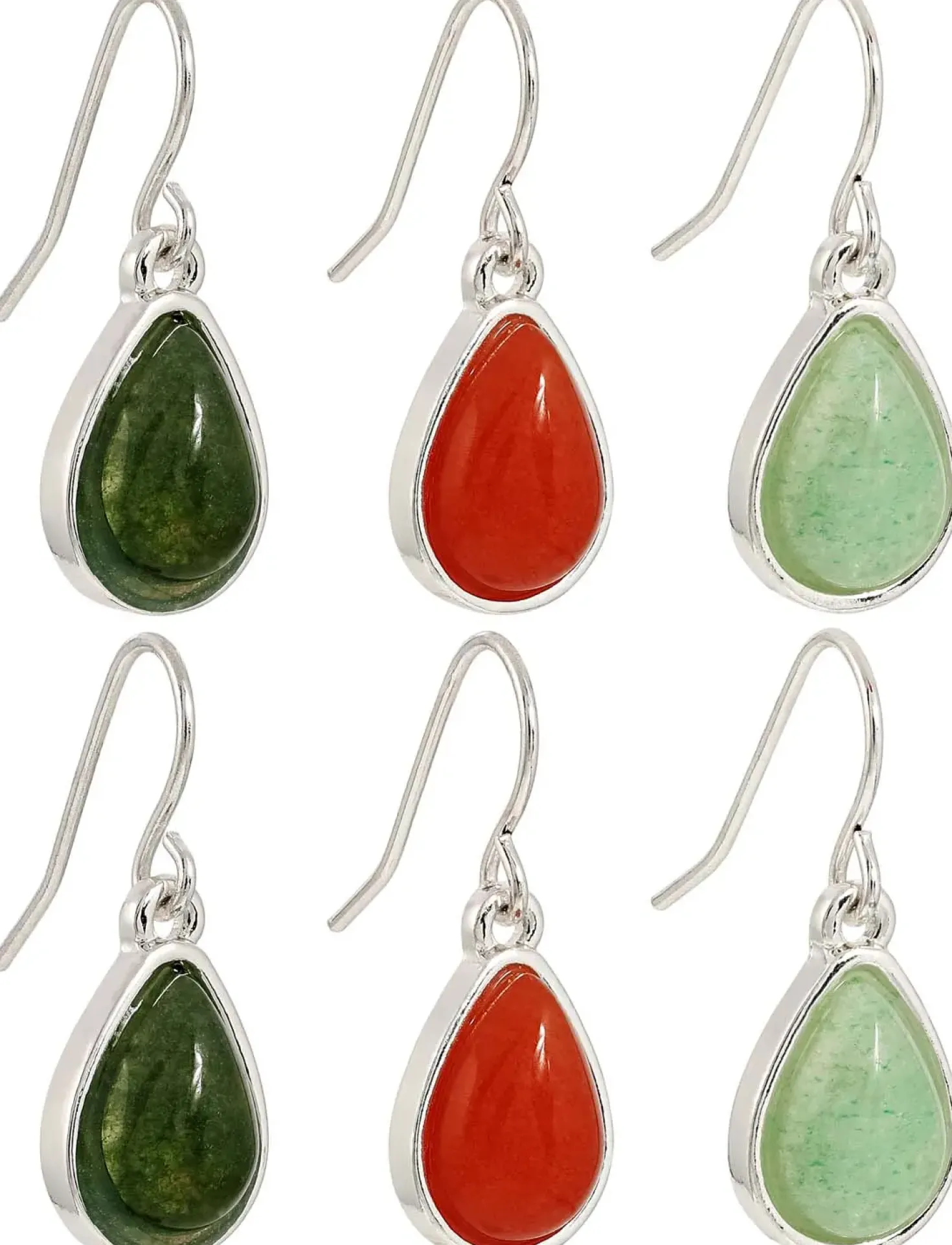 Set di orecchini a pendente - Aventurine Gems