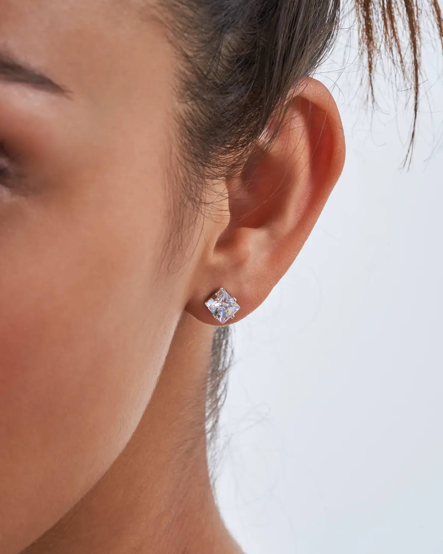 Set di orecchini a perno - Shiny Squares