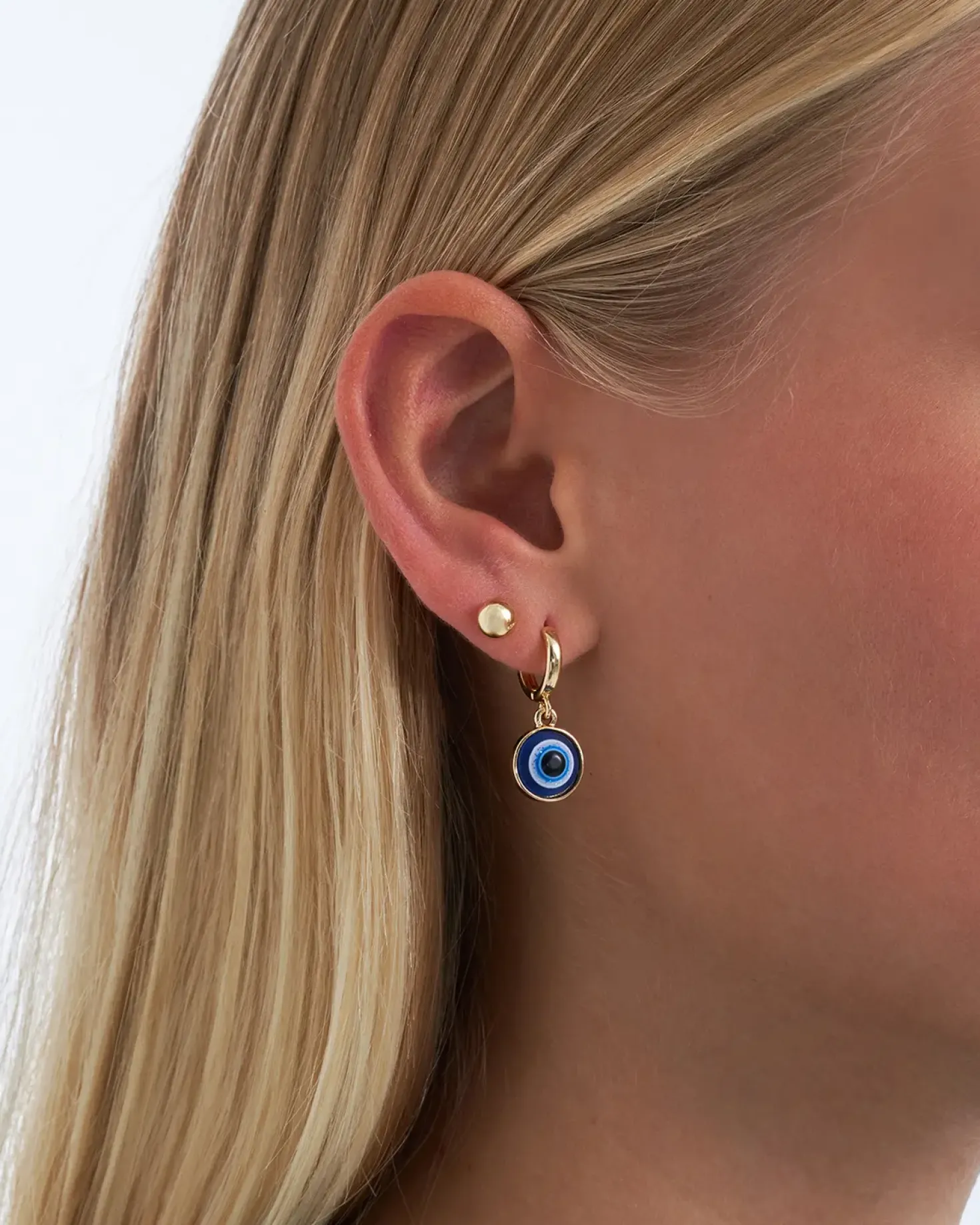 Set di orecchini a perno - Evil Eye