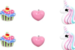 Set di orecchini a perno per bambini - Pink Charms