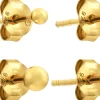 Set di orecchini a perno - Golden Dots