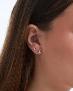 Set di orecchini a perno - Sparkle Heart