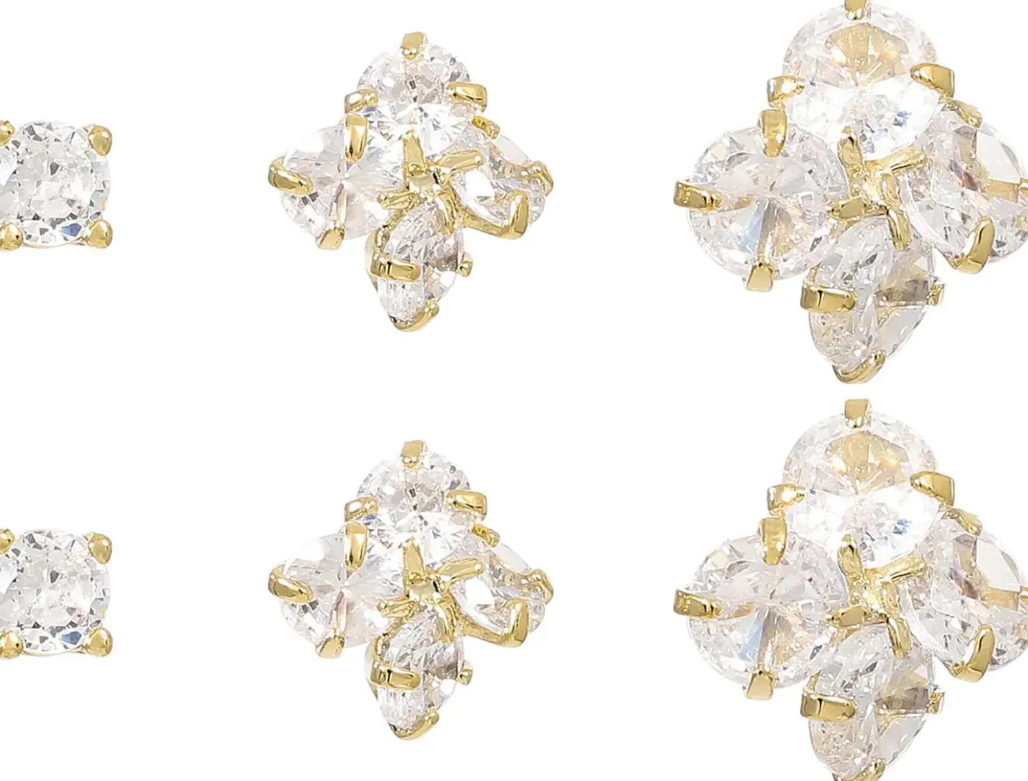 Set di orecchini a perno - Luxe Spark