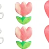 Set di orecchini a perno per bambini - Pink Spring
