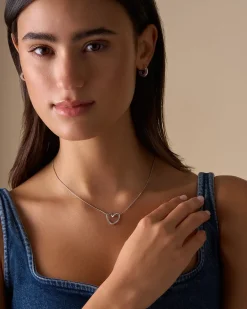 Set di orecchini a perno - Silver Steel
