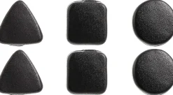 Set di orecchini a perno - Black Shapes