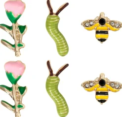 Set di orecchini a perno - Garden Whimsy