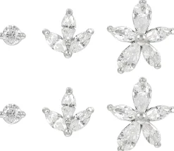 Set di orecchini a perno - Floral Trio