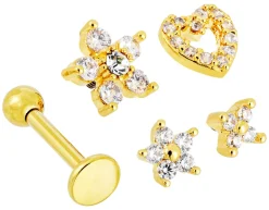 Set di piercing - Shiny Garden