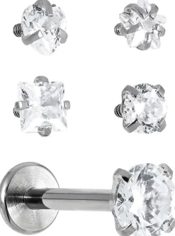 Set di piercing - Silver Glam
