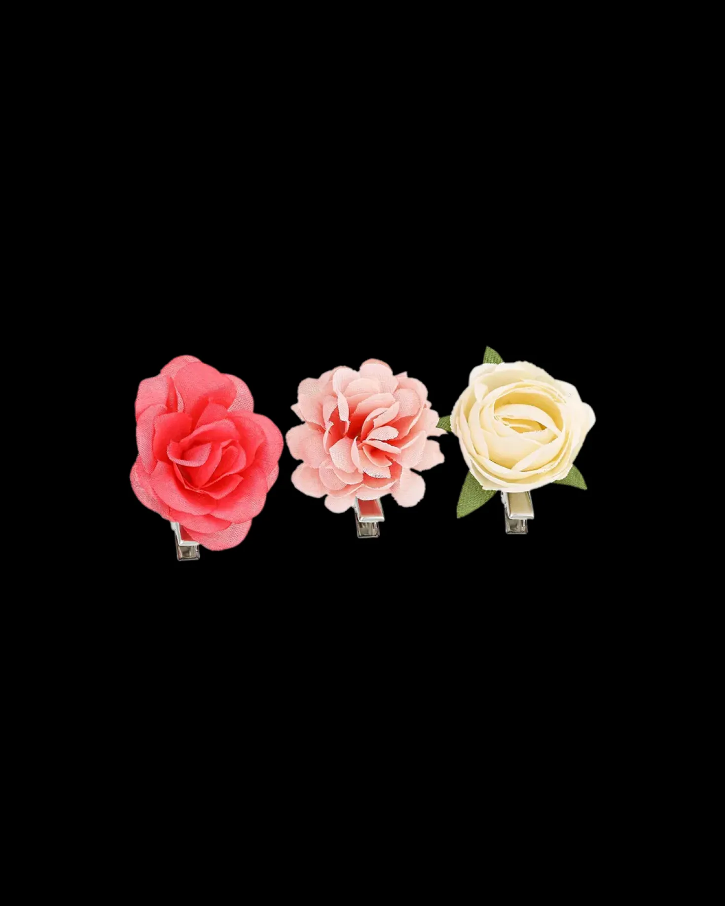 Set fermagli per capelli - Flower Trio