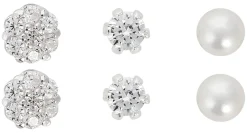 Set orecchini a perno - Glamour Flower