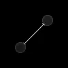 Spilla - Black Ball