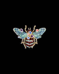 Spilla - Blue Bumblebee