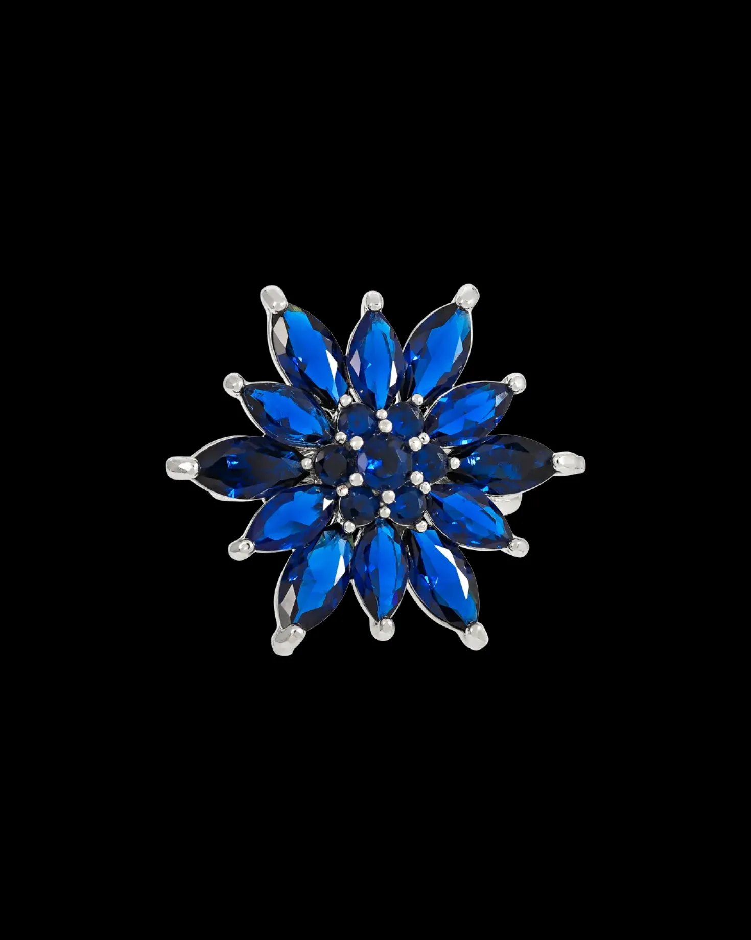 Spilla - Floral Blue