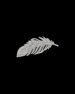 Spilla - Silver Feather